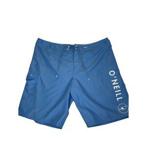 O'Neill Mens Blue Board Shorts Swim Trunks Size 40 SP7106045Q No Liner